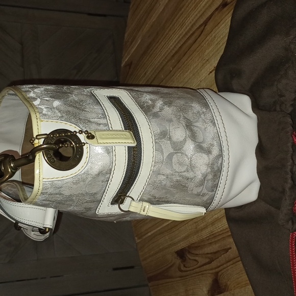 Coach Vintage Signature Tie Dye Shoulder Tote, Wristlet, Pouch, & Dusty - Picture 5 of 15